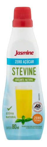 Adoçante Jasmine Natural Stevine líquido sem glúten 80 mL