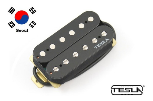 Captador Tesla Plasma-3 Black Bridge - Alto Ganho