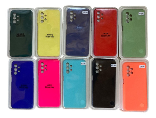 Estuche De Silicona Para Samsung A23 Varios Colores 