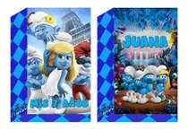 Comprar 10 Bolsitas Golosineras Con Cierra Stickers Los Pitufos