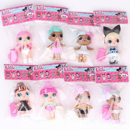 8 Pcs Muñecas Surprise Lol 2.ª Generación Con Biberón