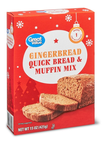 Harina De Jengibre Gingerbread Quick Bread Muffin Mix Import