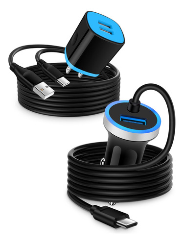 Cargador Android Samsung Usb-c Para Galaxy Adaptador Coche