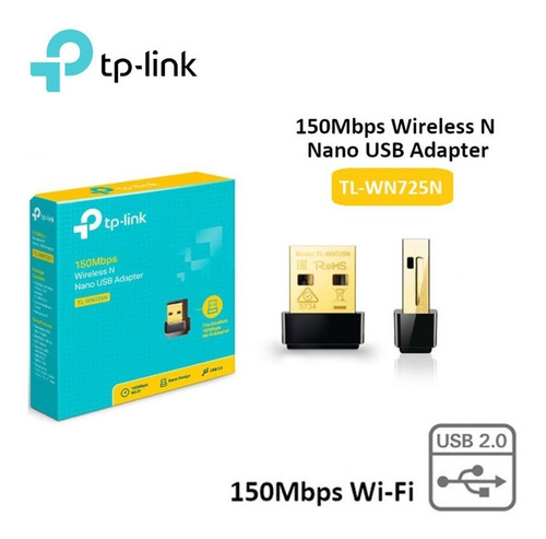 Mini Receptor 150mbps Tarjeta Red Wifi 2.4g Inalambrico Pc