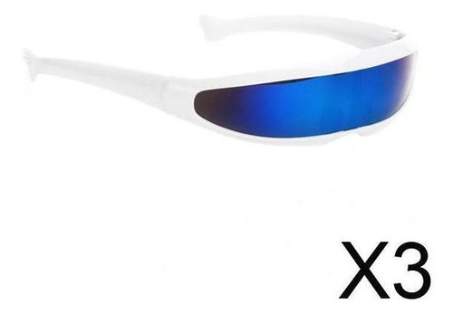 3xfuturistic Visera De Lente Estrecha Lentes De Terre Lentes