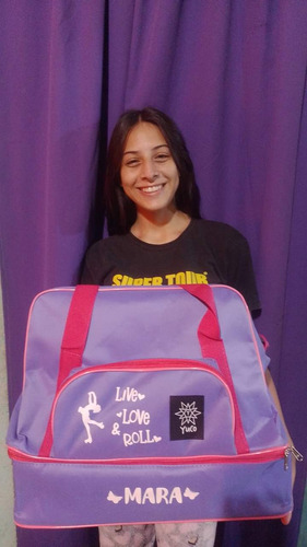 Imagen 4 de 6 de Combo Bolso De Patin Artistico Cajon + Organizador / Neceser