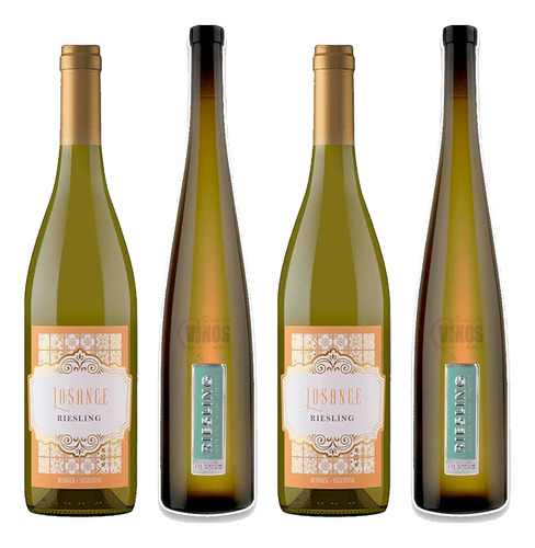 Vino Losance Riesling + Las Perdices Riesling Combo X4