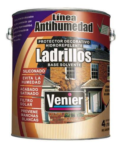 Protector Ladrillos Venier Antihumedad Base Solvente X1lt