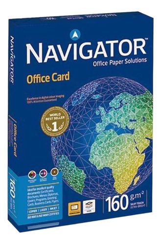 Hojas A4 Navigator Papel 160grs. Serviciopapelero