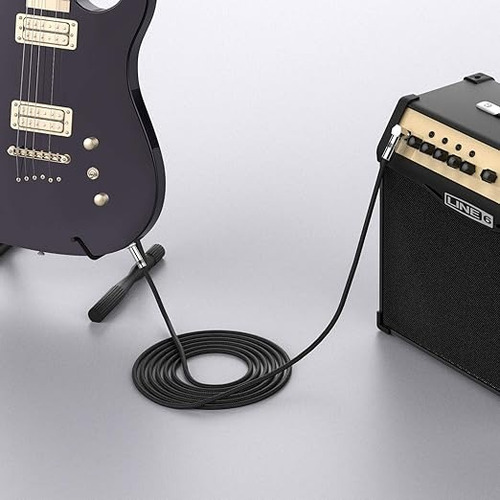 Cable Instrumento 6m - Guitarra Eléctrica Y Bajo Profesional