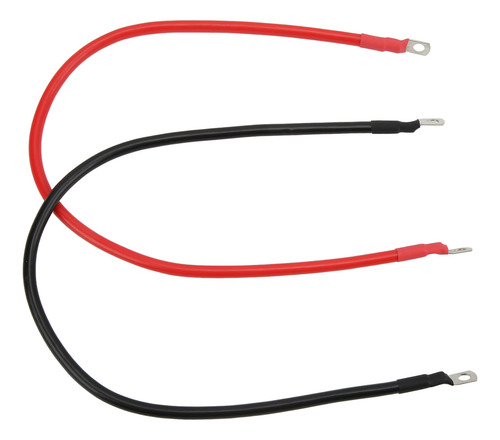 Cable Inversor De Batería, 2 Piezas, Rojo Y Negro, Calibre 8