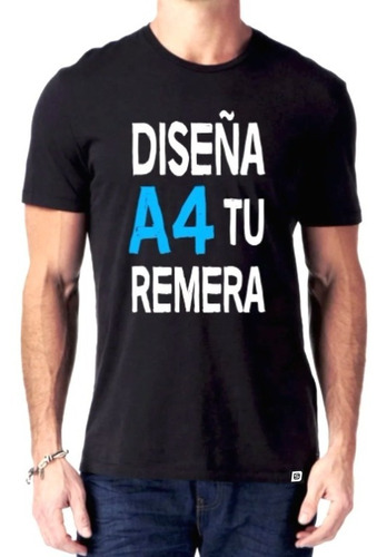 Remeras Personalizadas Algodon Premium A4 +dtg Digital Stamp