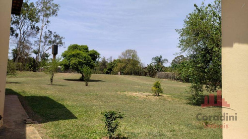 Chácara Com 5 Dormitórios À Venda, 10400 M² Por R$ 2.500.000,00 - Fazenda Velha - Nova Odessa/sp - Ch0128