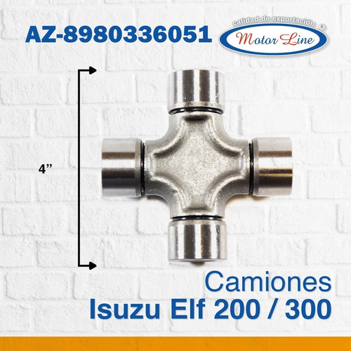 Imagen 4 de 10 de Cruceta Isuzu Elf 200 / 300 Mediana 8980336051