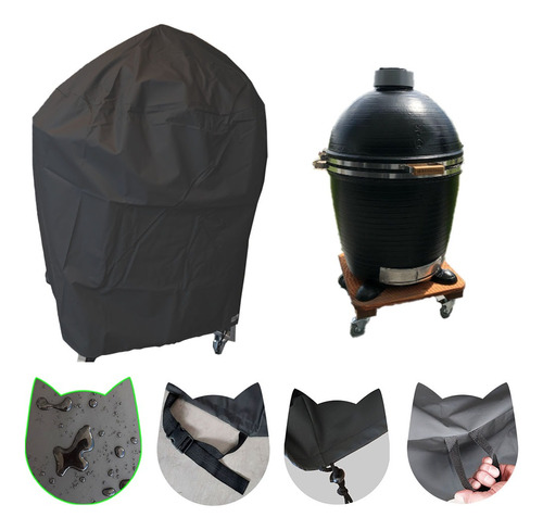 Funda Kamado B10 Grande 100% Impermeab Asador Cobertor