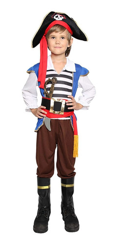 Jason Party Disfraz De Pirata Para Niños, Disfraz De Pirata 