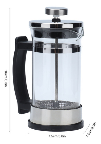 Cafetera De Prensa Francesa De Resistente Al Calor 350ml