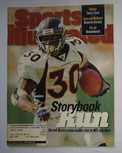 Revista Sports Illustrated - Nfl - 1998 