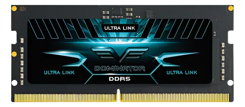 comprar Memória Ram Notebook 8gb Ddr5 4800mhz Ultra Link Dominator Preto