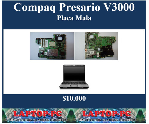 Placa Madre Mala Compaq Presario V3000
