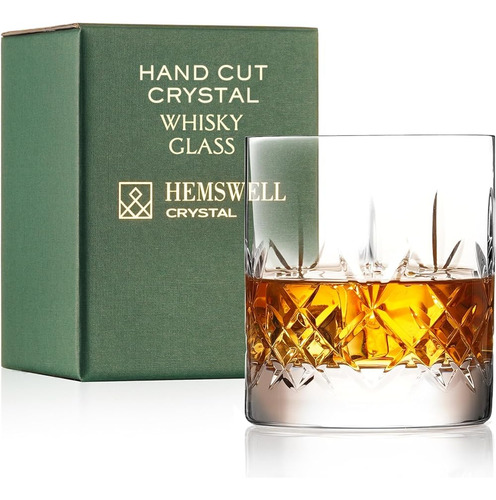 Vaso De Whisky De Cristal Hemswell Single - Vaso Antiguo Par