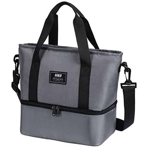 Bolsa De Almuerzo Mier Dual Compartment Para Mujer 1dmdy