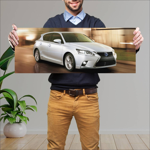 Cuadro 30x80cm Auto 2014 Lexus Ct Hybrid Auto 346