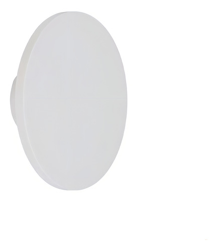 Arandela Luminária Led Eclipse 9w Redondo Ip65 Estrutura Branco 127/220V