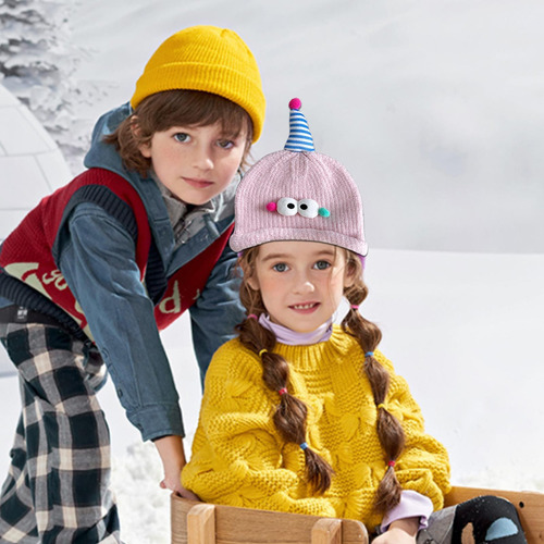 Gorro De Invierno Para Niños Pequeños Gorros De Punto Cálido