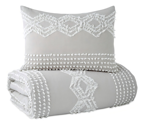 Peri Home Cut Geo - Funda De Almohada 100% Algodon, Estandar