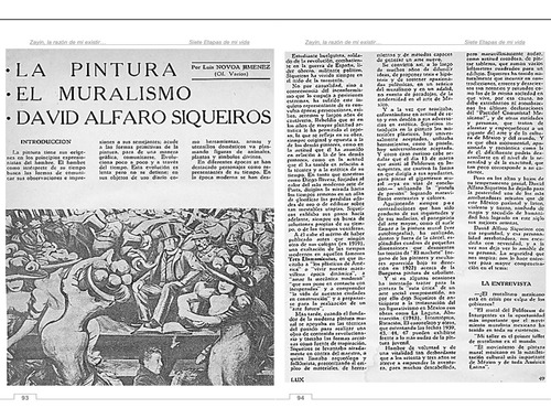 Pintura Original En Oleo David Alfaro Siqueiros 70x50cm (Usado)