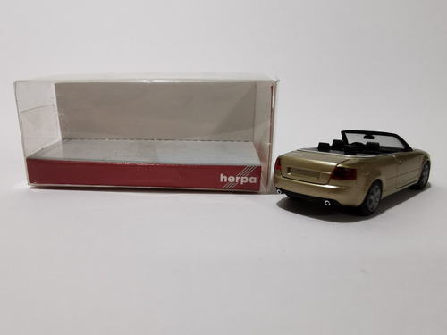 Herpa Audi A4 Cabrio Coleccion Germany A Escala 1/87 Dorado (Usado)