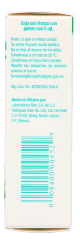 Nor Tenz 2 Mg Solución Caja Con Frasco Gotero 5 Ml