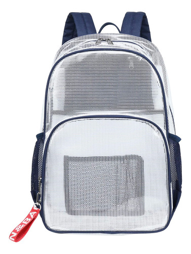 Mygreen Heavy Duty Clear Bookbag Mochila Transparente De Plá