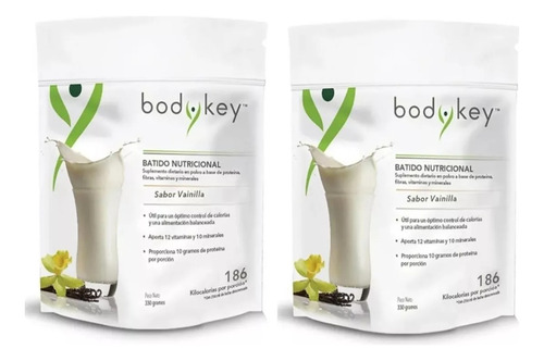 Batido Nutricional Sabor Vainilla Body Key Pack X 2