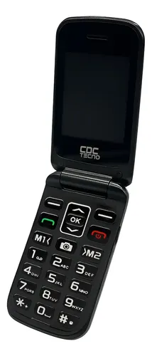 Telefono Celular Senior Adulto Mayor Cdc Sos 4G Negro 2025