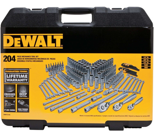 Imagen 5 de 8 de Juego De 204 Herramientas Mecánicas Autocleé Dewalt