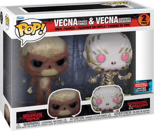 Funko Pop! Stranger Things Vecna And D&d Vecna 2 Pack Fall C