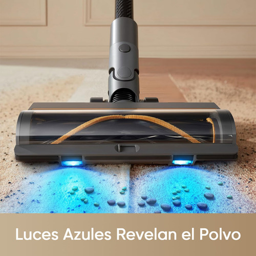 Aspiradora inalámbrica Dreame r20 cabezal de cepillo doble color gris oscuro