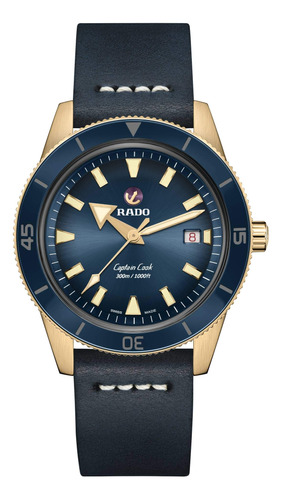 Rado Reloj Automatico Suizo Captain Cook Azul Patchwork