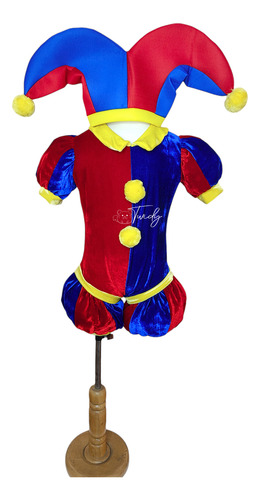 Pomni Disfraz Enterizo Short Digital Circus