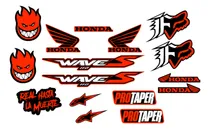 Comprar Kit Calcos De Vinilo Honda Wave S 110.