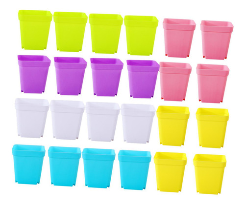 24 Piezas De Macetas De Ventana