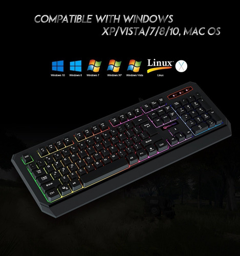 Imagen 8 de 10 de Teclado Mecanico Gaming Meetion Mt K 9320 Retroiluminado