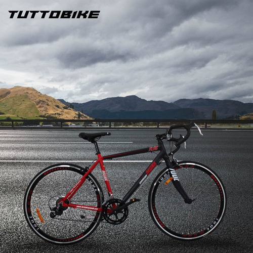 Bicicleta Monk Flug De Ruta R 700 Shimano 14 Vel Hot Sale Color Rojo