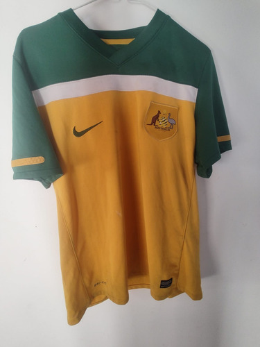 Camiseta Nike Australia Titular Mundial 2010 Talle M