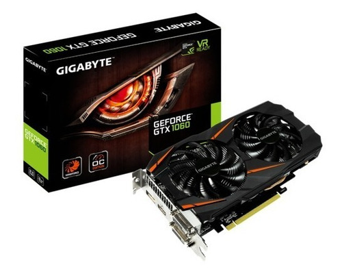 Imagen 1 de 6 de Tarjeta De Video Gigabyte 1060 Gtx 3 Gb