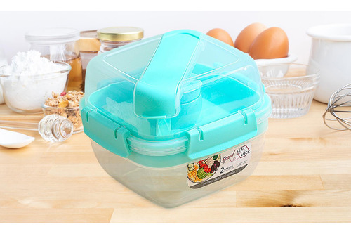 Recipiente Para Ensalada Para Llevar, Recipiente Compatible