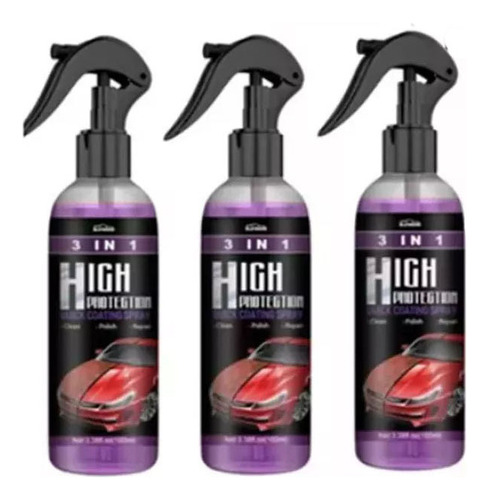 3* Spray Revestimiento Cerámico D 3 En 1 De Alta Protección