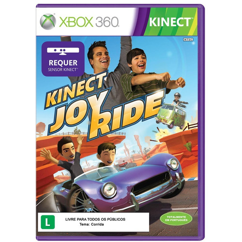 Joy Ride Kinect Xbox 360 Original Lacrado Em Português